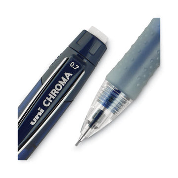 uni-ball® Chroma Mechanical Pencil Woth Leasd And Eraser Refills, 0.7 Mm, Hb (#2), Black Lead, Assorted Barrel Colors, 4-set freeshipping - TVN Wholesale